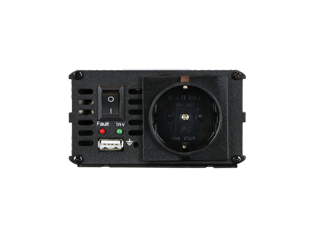 Invertor de tensiune auto Carpoint 24V-230V 300W cu port USB si protectii