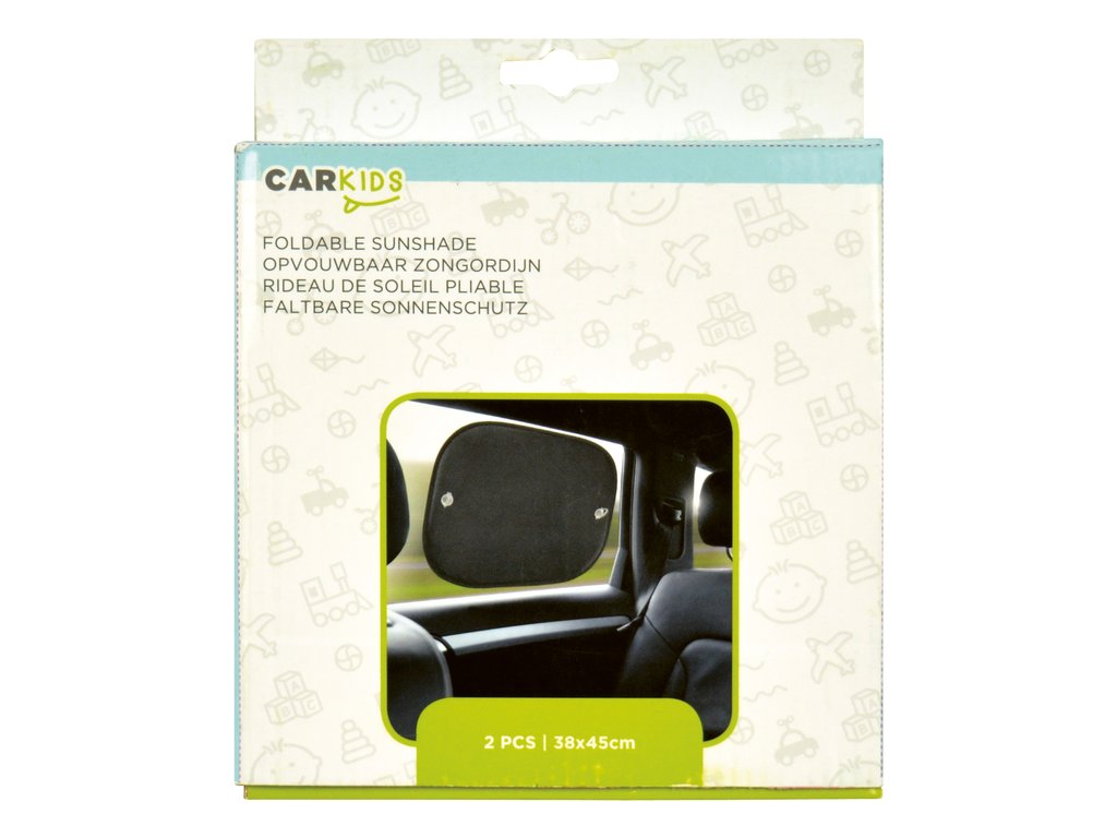 Parasolare laterale auto Carpoint negre 37,5x42,5 cm, set 2 buc