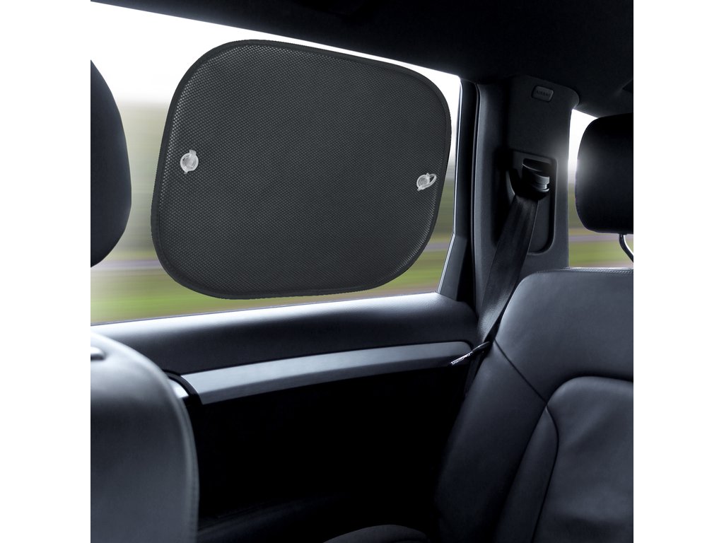 Parasolare laterale auto Carpoint negre 37,5x42,5 cm, set 2 buc