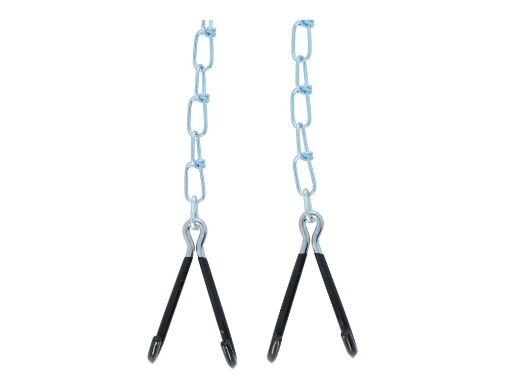 Suport bicicletă pentru tavan cu 2 cârlige și lanț 2x50 cm