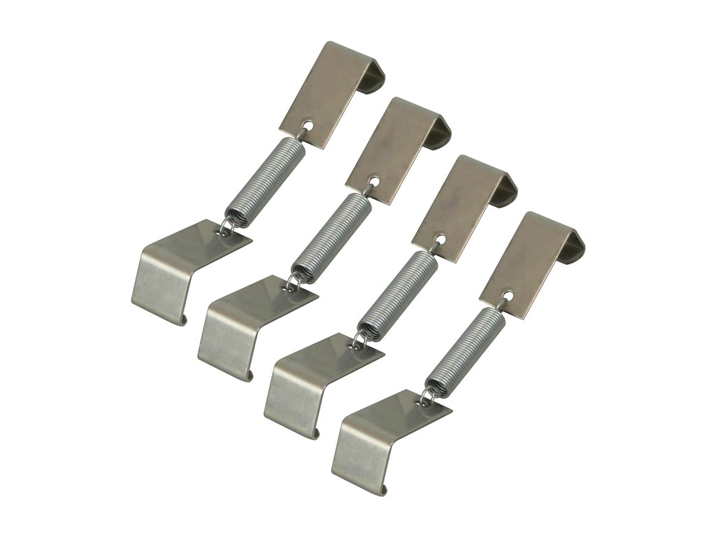 Suport număr cu arc pentru plăcuță înmatriculare Carpoint, set 4 buc