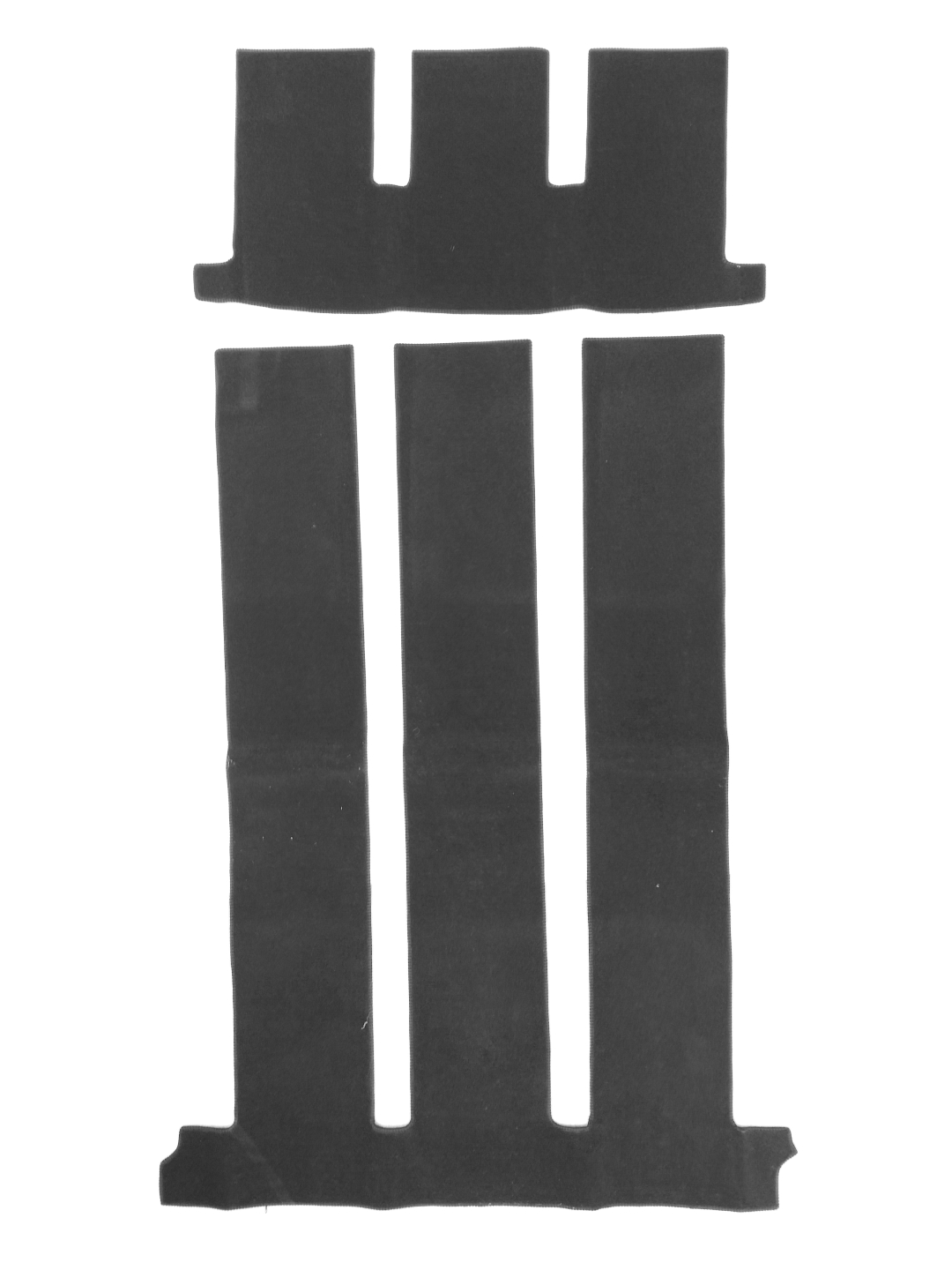 Covorase mocheta VW T6 Multivan scurt, 4 sine, rand 2+3, 2015-prezent