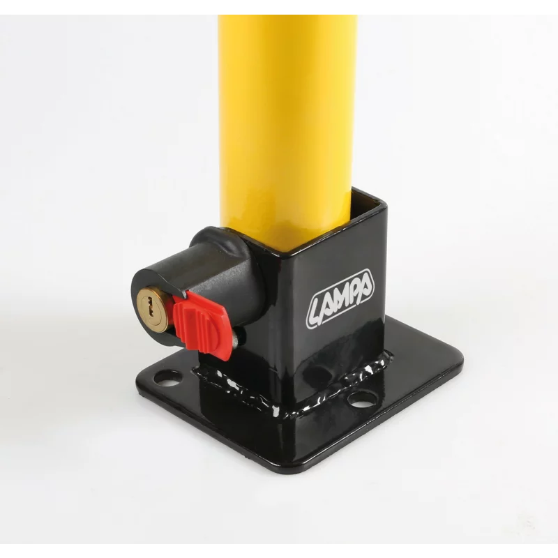 Dispozitiv blocare parcare pliabil cu cheie