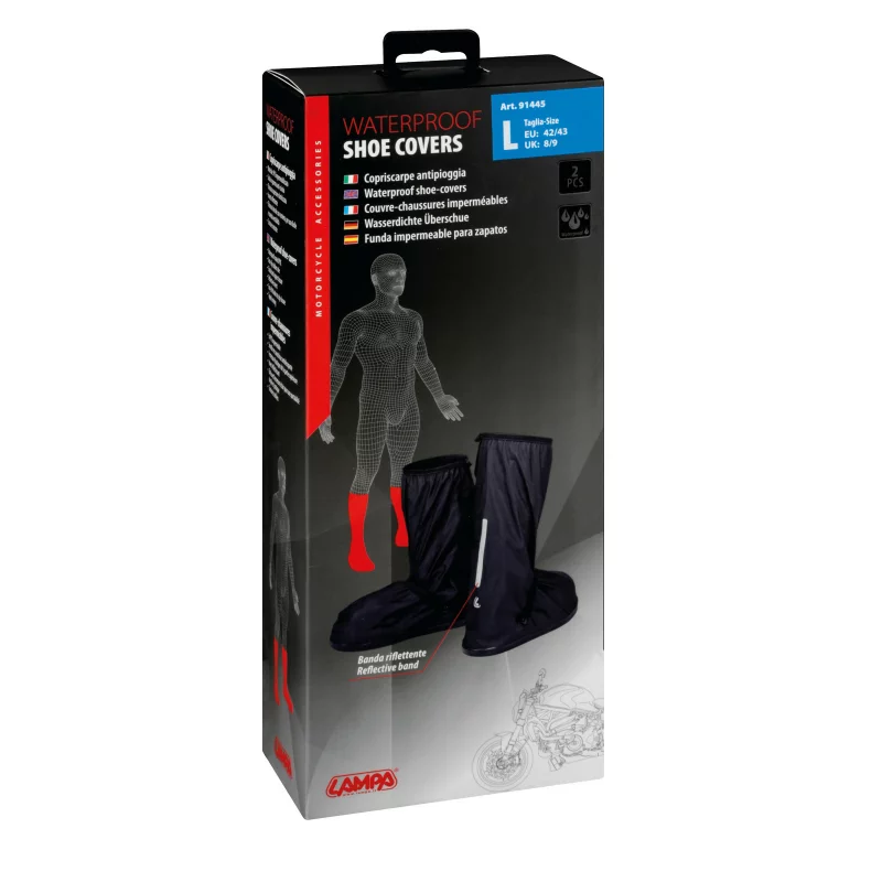 Huse impermeabile moto pentru incaltaminte, marimea L 42-43, Lampa