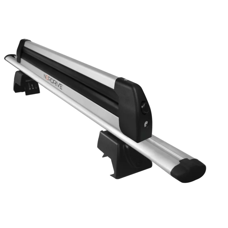 Suport schi din aluminiu Nordic-King EVO NK-40, argintiu, cu antifurt