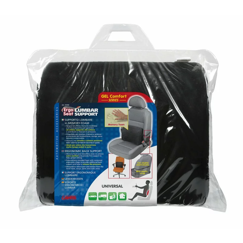 Suport lombar ergonomic auto și birou cu spumă cu memorie