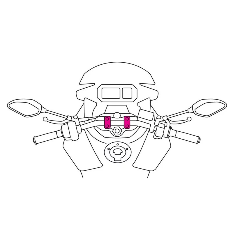 Suport fixare cu surub M8 Lampa Opti Screw pentru carcase telefon Opti Case