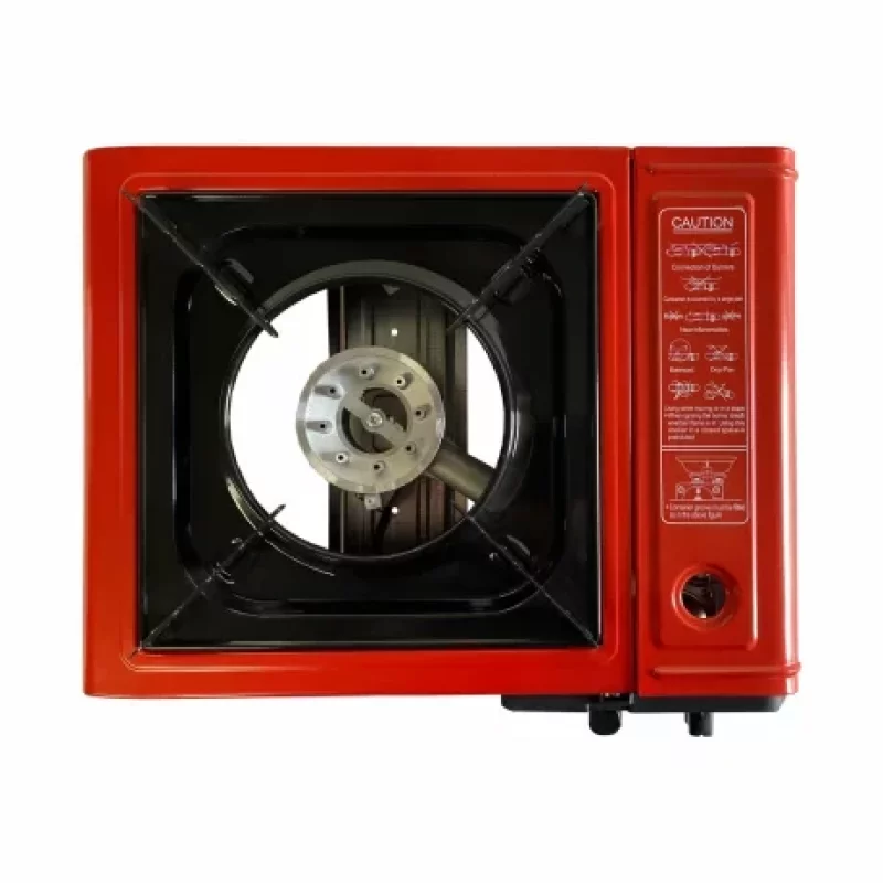 Aragaz portabil pentru camping cu cartus butan si aprindere piezo