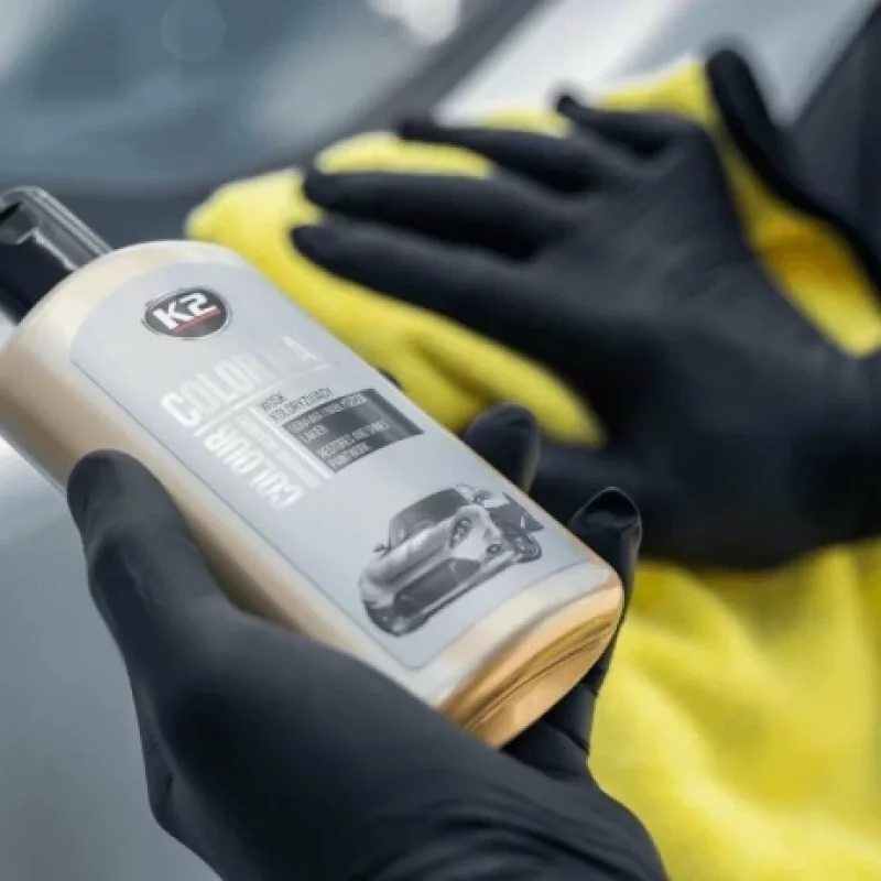 Ceara auto coloranta argintie K2 Color Max pentru caroserie, 250 ml