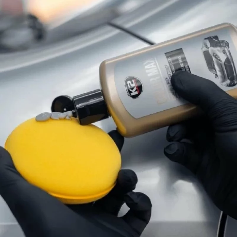 Ceara auto coloranta argintie K2 Color Max pentru caroserie, 250 ml