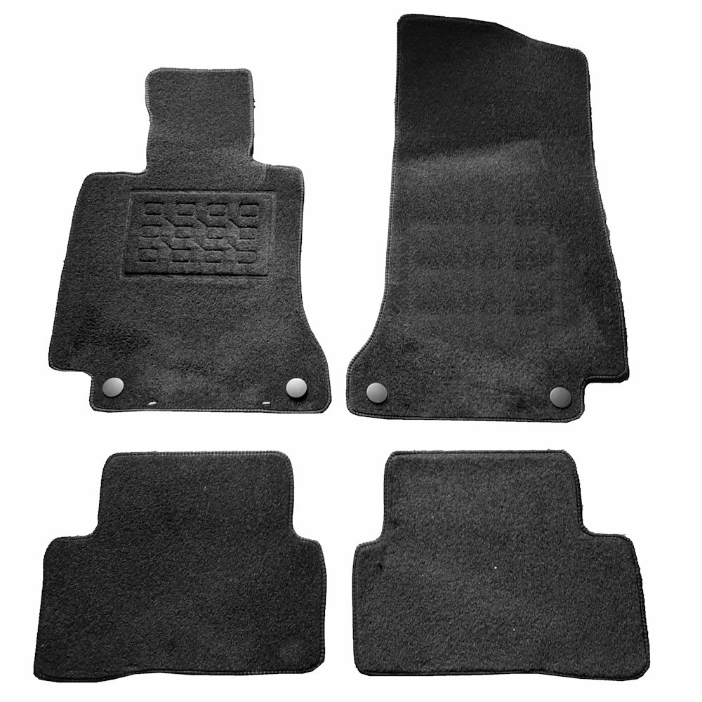 Covorase mocheta Mercedes Clasa C W205 Coupe 2015-prezent, negre, 4 piese