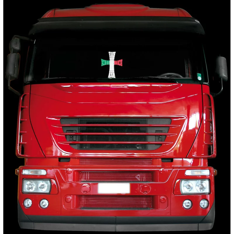 Ornament LED interior 24V Cruce Italia pentru camion, cu ventuze
