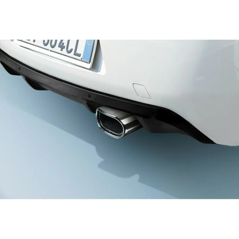 Ornament tobă eșapament TS-27 din inox lustruit, sunet sport, 33-41 mm