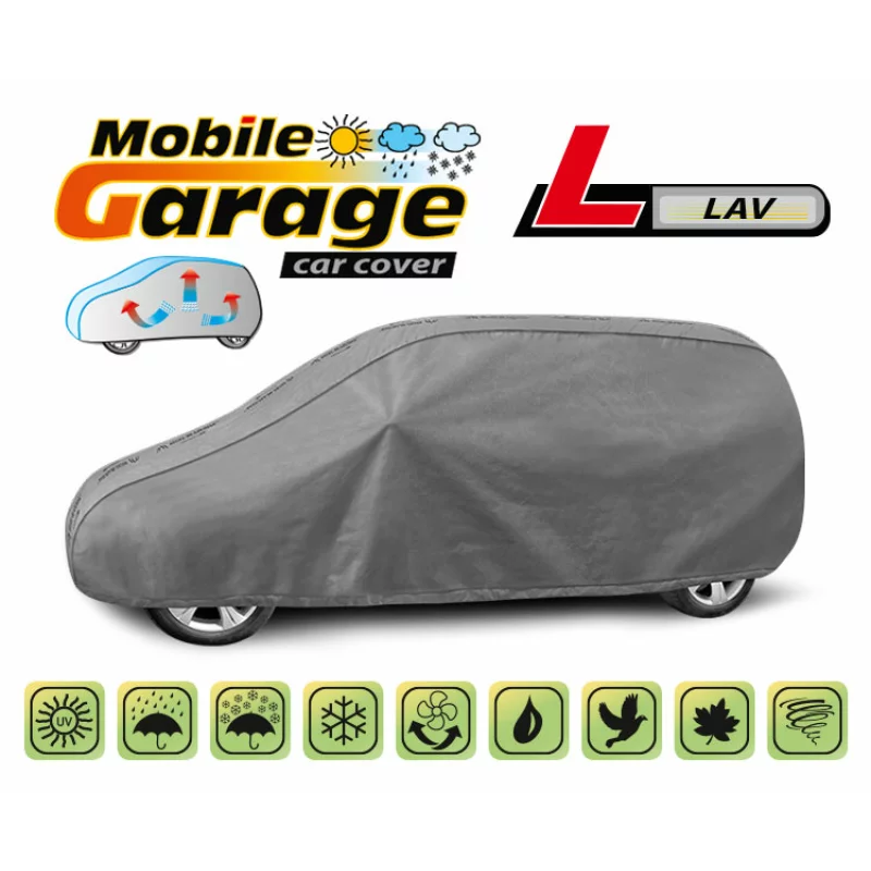 Prelată auto completă impermeabilă Mobile Garage L LAV pentru vanuri compacte