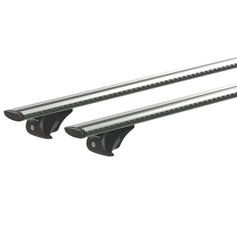 Bare portbagaj din aluminiu Nordrive Silenzio Rail M 120 cm cu Evos RA
