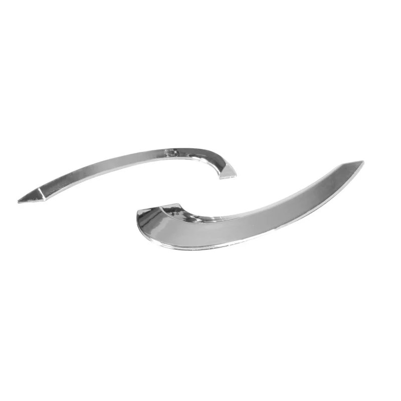 Autocolant 3D crom Commas pentru decor auto, cu adeziv 3M