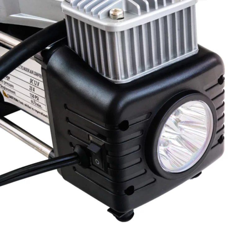 Compresor aer dublu 12V pentru SUV si off-road, 45 l/min, 7 bar, 4Cars