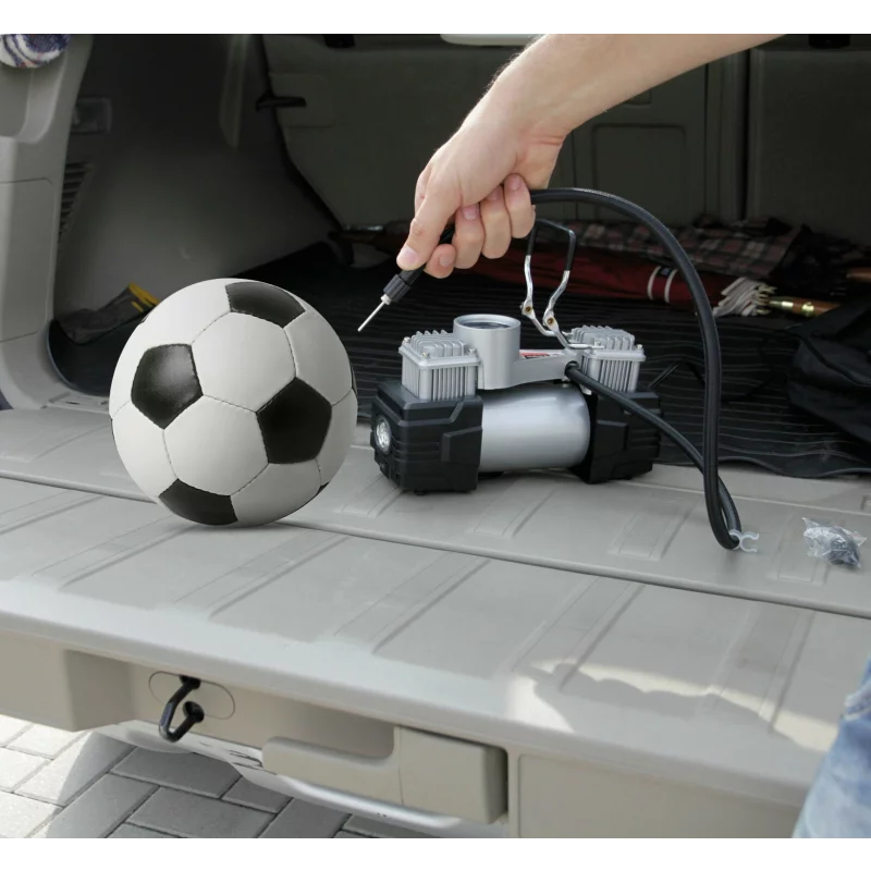 Compresor aer auto dublu 12V 200W pentru SUV, off-road si rulote