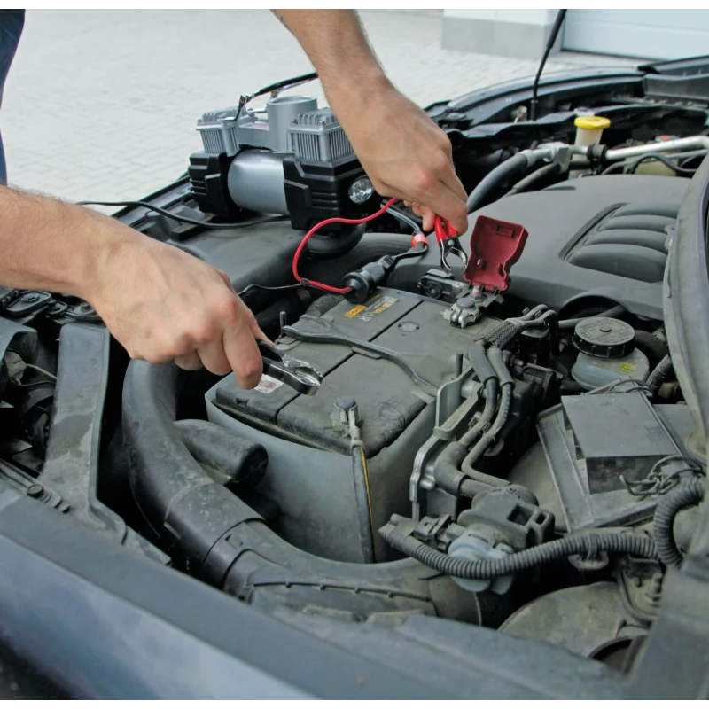 Compresor aer auto dublu 12V 200W pentru SUV, off-road si rulote