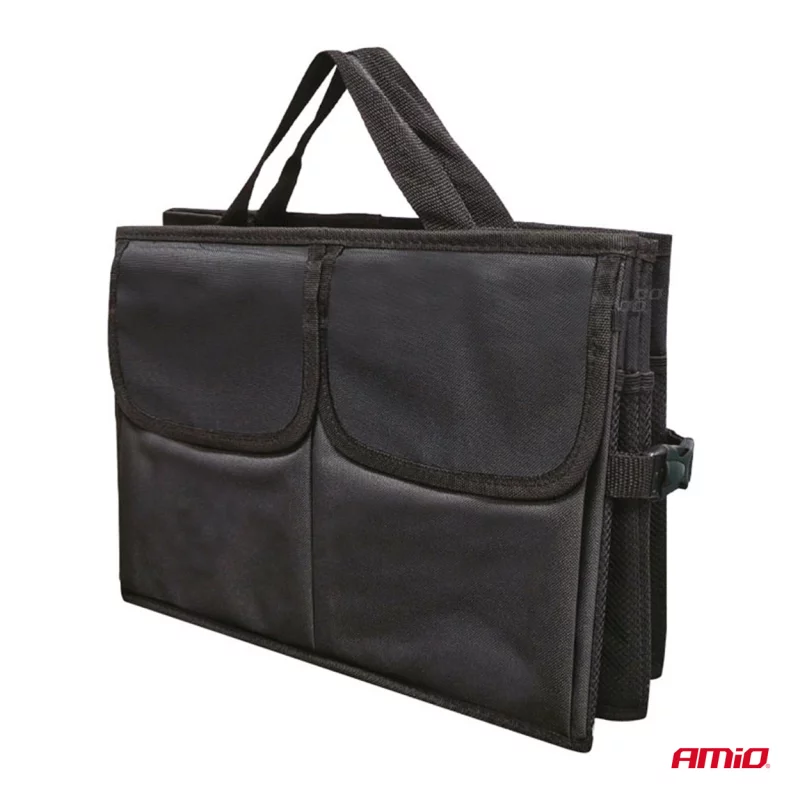 Geanta organizatoare portbagaj auto XL 55x40x26 cm, pliabila, Amio