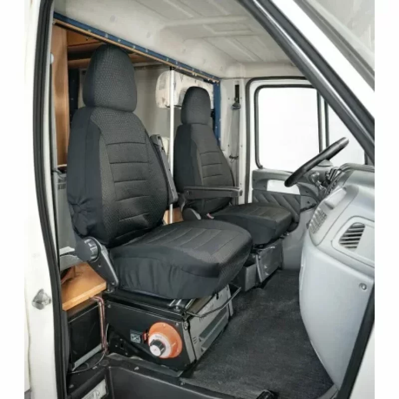 Huse scaun universale pentru autorulotă Travel Easy Fit, 2 buc, negre