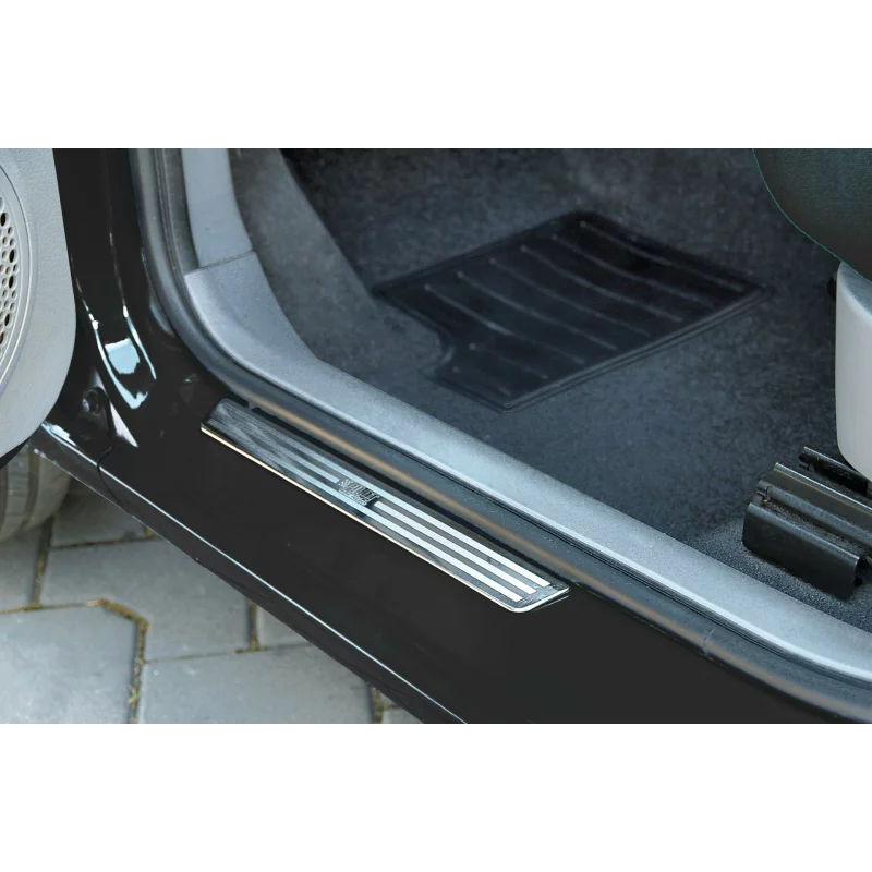 Ornamente praguri auto din inox Pilot PB-4, universale, 33x3,2 cm