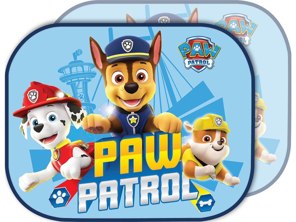 Parasolar auto copii Paw Patrol Nickelodeon, set 2 bucati, 44x35 cm