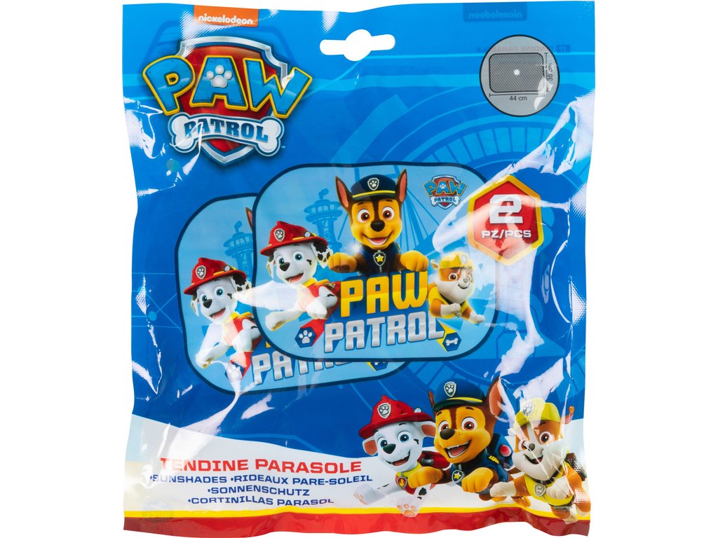 Parasolar auto copii Paw Patrol Nickelodeon, set 2 bucati, 44x35 cm
