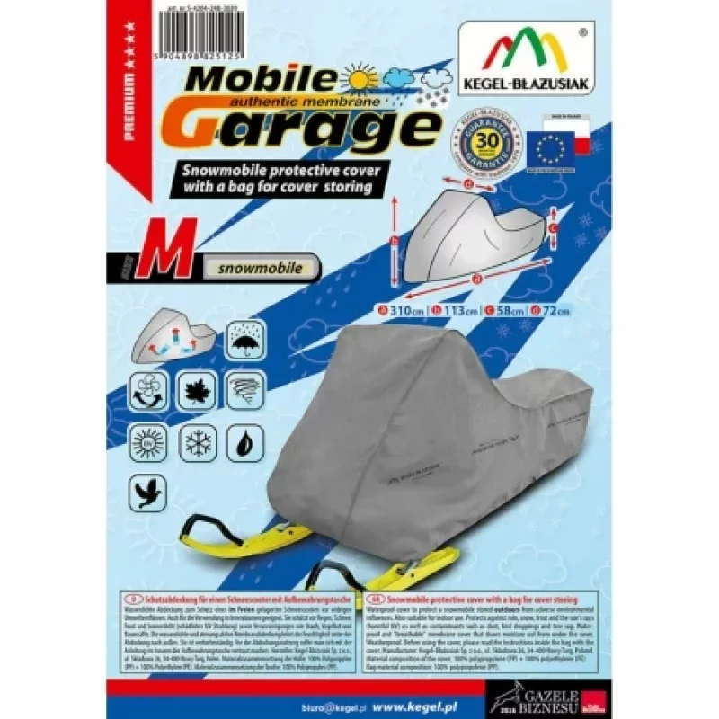 Prelată pentru snowmobil Mobile Garage M, impermeabilă, 310x72x113 cm