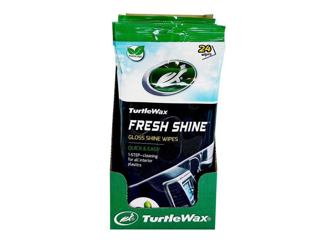 Servetele pentru bord Turtle Wax Fresh Shine Gloss, 24 bucati