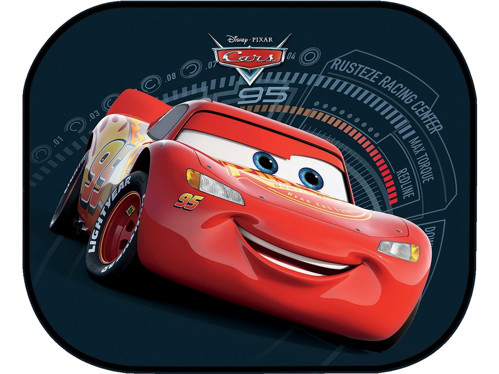 Set 2 parasolare auto pop-up Disney Cars pentru copii, 44x35 cm