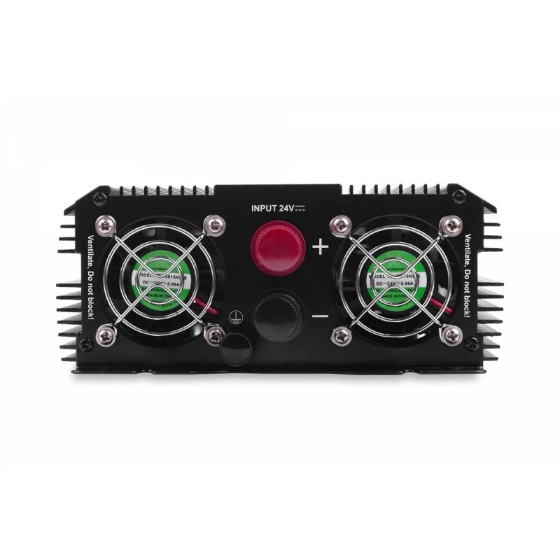 Invertor auto 24V la 230V, putere maxima 1200W, protectii multiple, Kamar