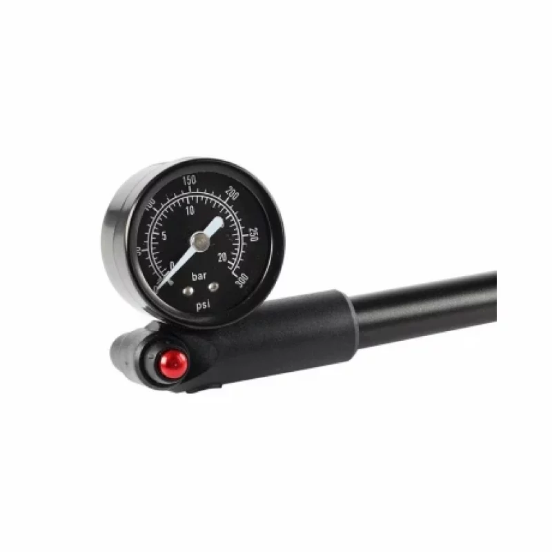 Pompa manuala de inalta presiune pentru amortizoare bicicleta, 28 bari / 400 PSI
