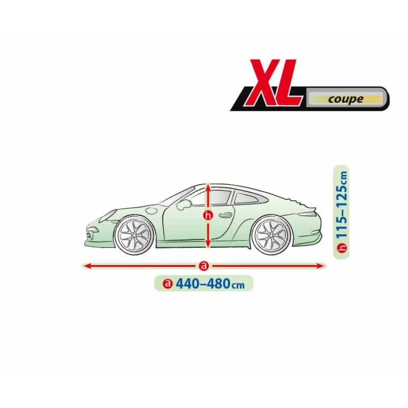 Prelată auto completă impermeabilă Mobile Garage XL pentru coupe