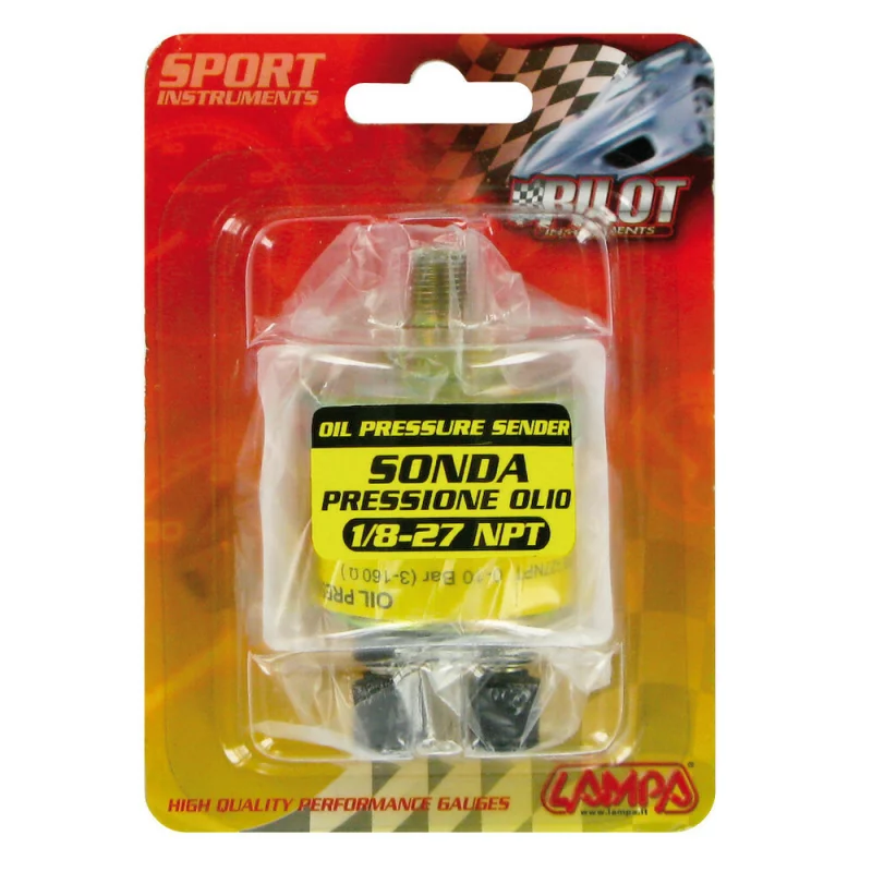 Senzor presiune ulei 0-10 Bar cu filet 1/8-27 NPT Pilot Lampa