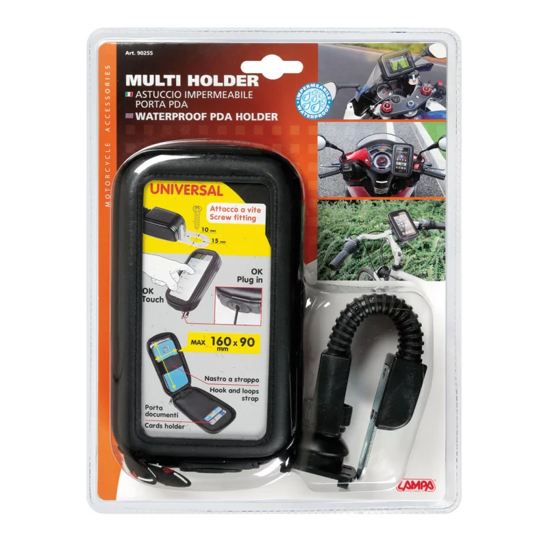 Suport telefon moto impermeabil cu brat flexibil Multi Holder Evo 1