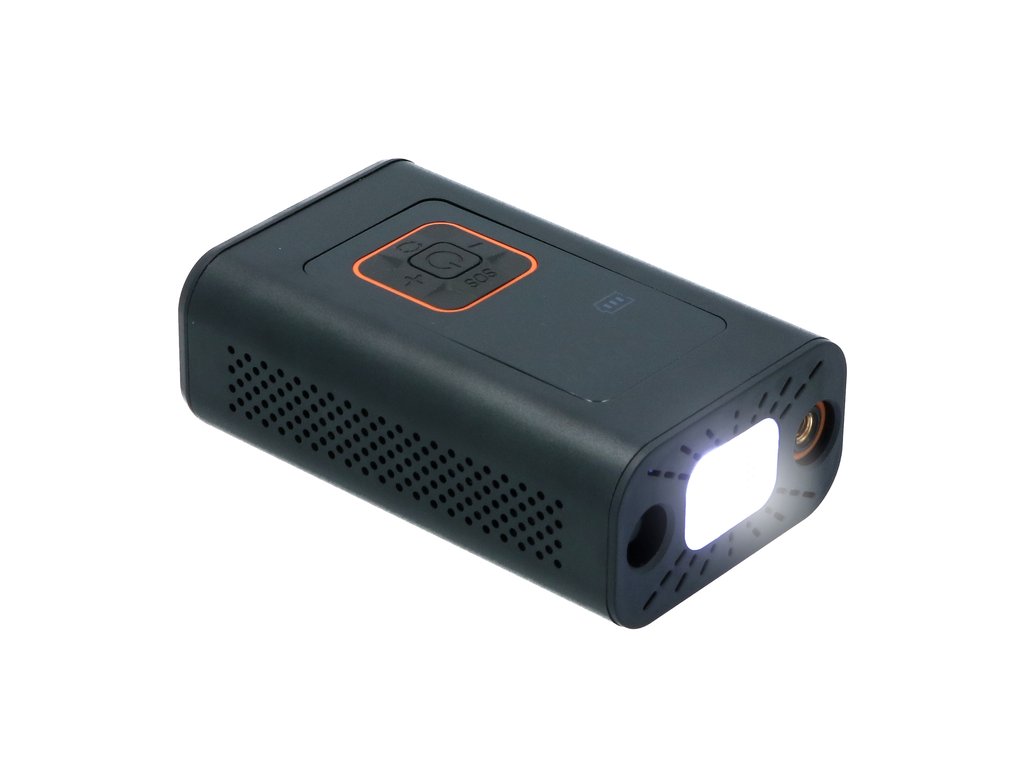 Compresor aer auto portabil Carpoint 150 PSI, cu lanterna si USB-C