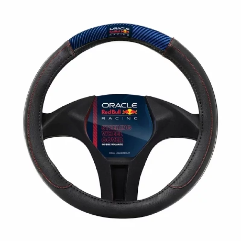 Husa volan Oracle Red Bull Racing Type 3, 37-39 cm, negru/rosu