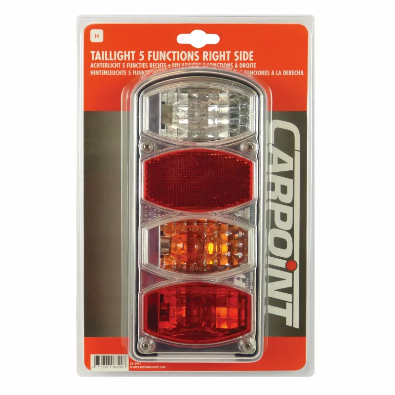 Lampa stop spate dreapta 12V cu 5 functii, omologare E4, Carpoint