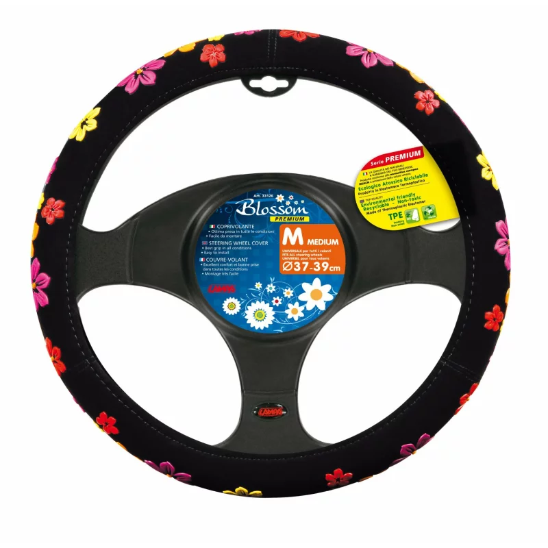 Manson volan Blossom Premium din catifea poliuretanica, M, 37-39 cm