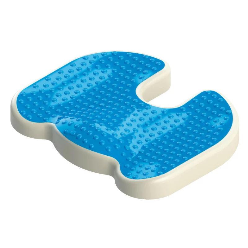 Pernă ortopedică pentru scaun cu spumă de memorie și gel Contour