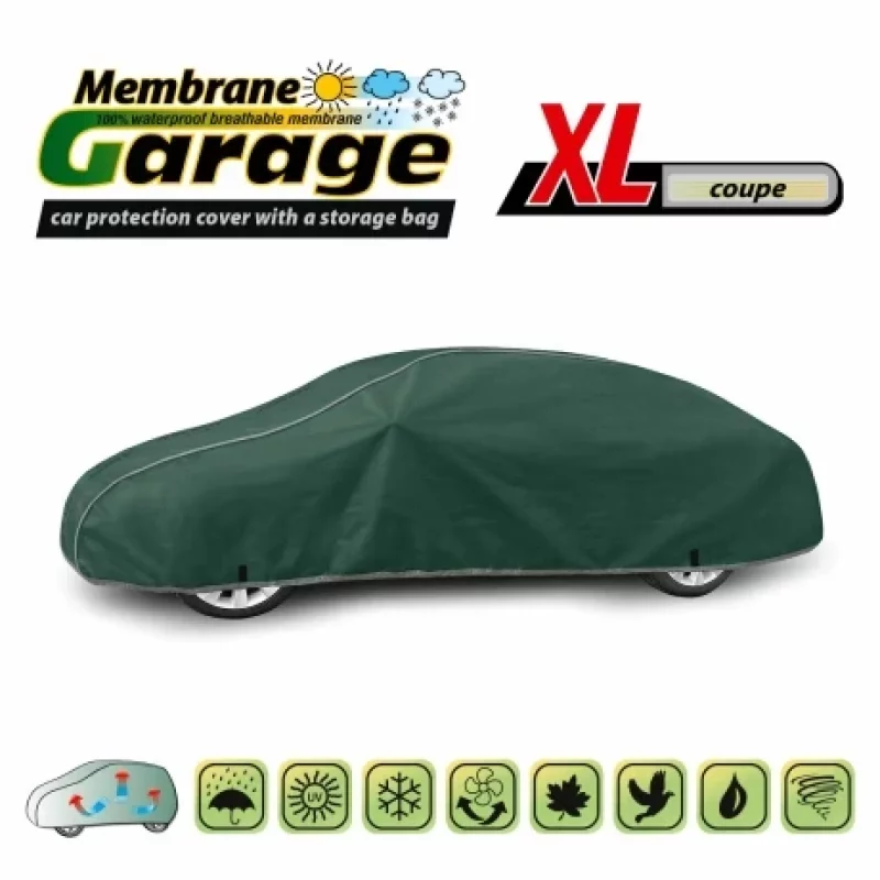 Prelată auto completă impermeabilă și respirabilă Membrane Garage XL Coupe