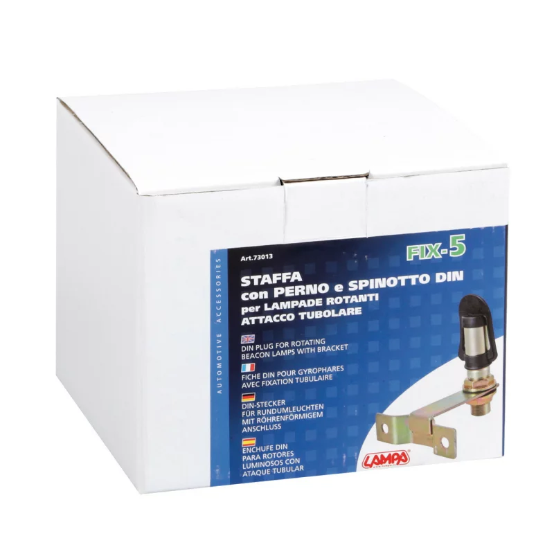 Suport pentru girofar cu priza DIN 12/24V pentru montaj rapid Fix-5