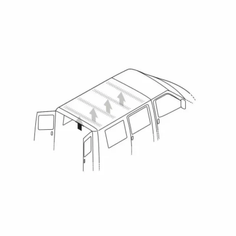 Suport interior pentru scara Van Ladder Holder, fixare pe plafon