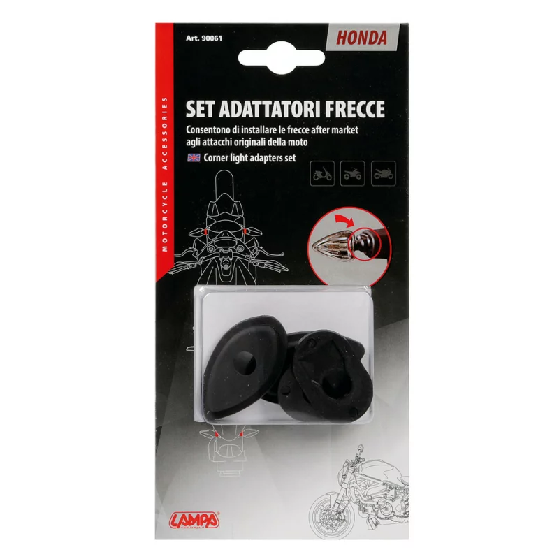 Adaptoare semnalizare moto Honda pentru lampi aftermarket, set 2 buc