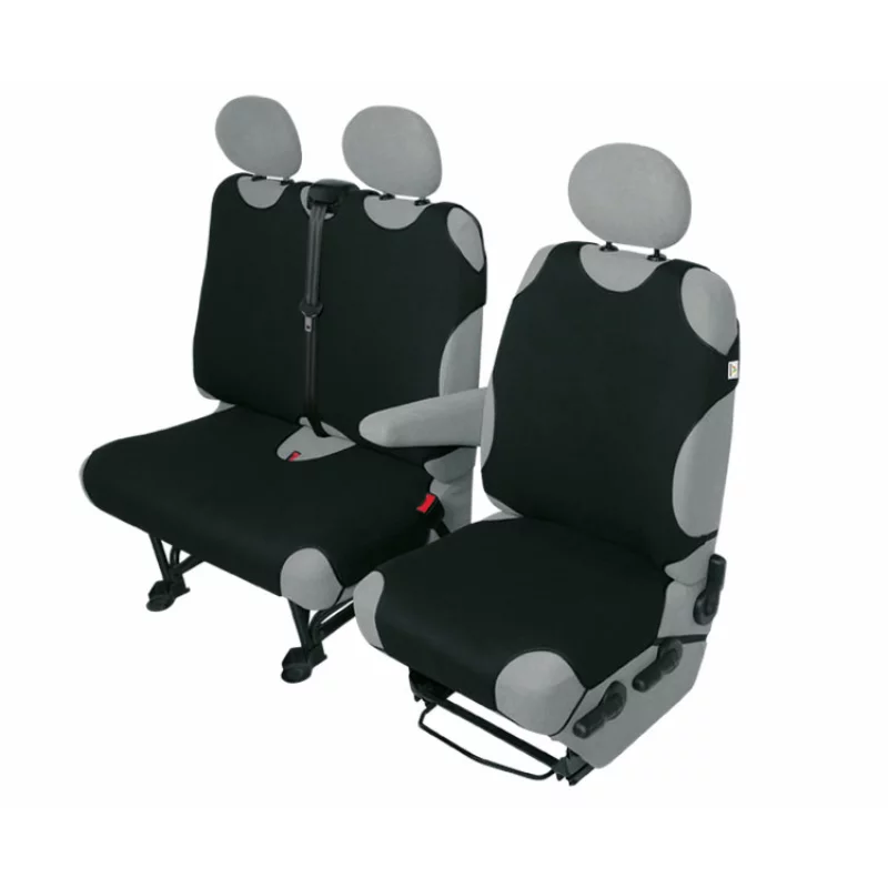Huse scaun furgonetă Kegel Maieu 1+2 locuri, negre, universale