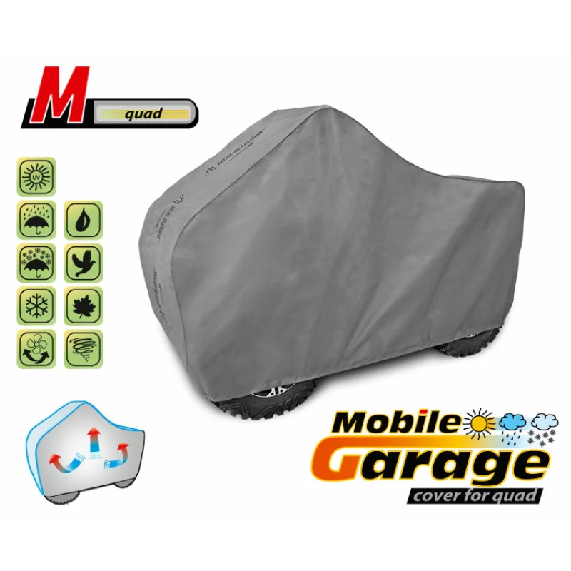 Prelată ATV Mobile Garage mărimea M pentru Quad, impermeabilă