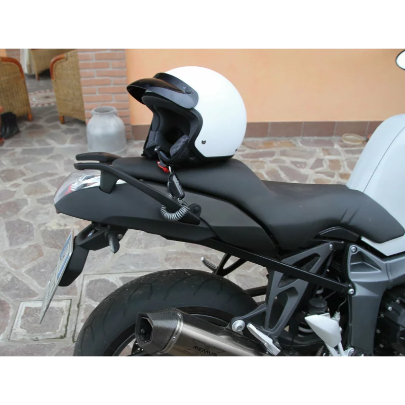 Antifurt cu cablu spiralat si cifru resetabil Raptor, 150 cm