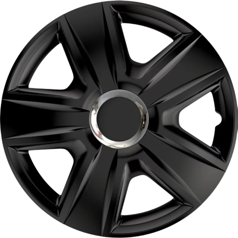 Set capace roti auto 14 inch Cridem Esprit RC negre, 4 bucati