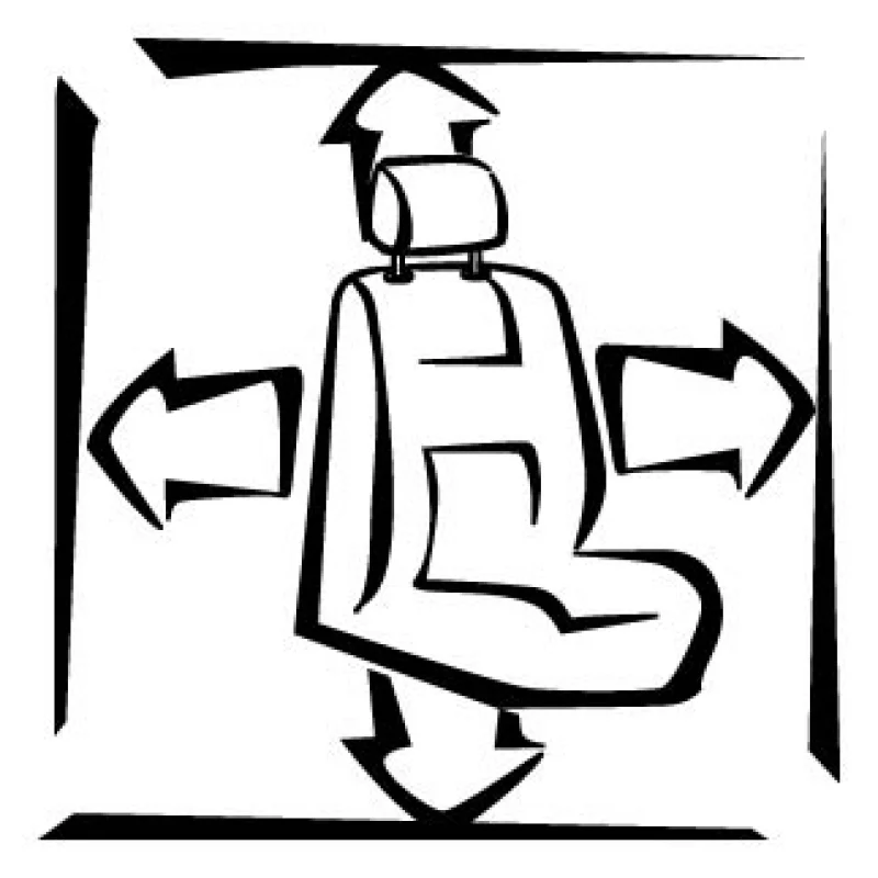 Huse scaun față Apollo Lux Super Airbag, mărimea L, set 2 buc